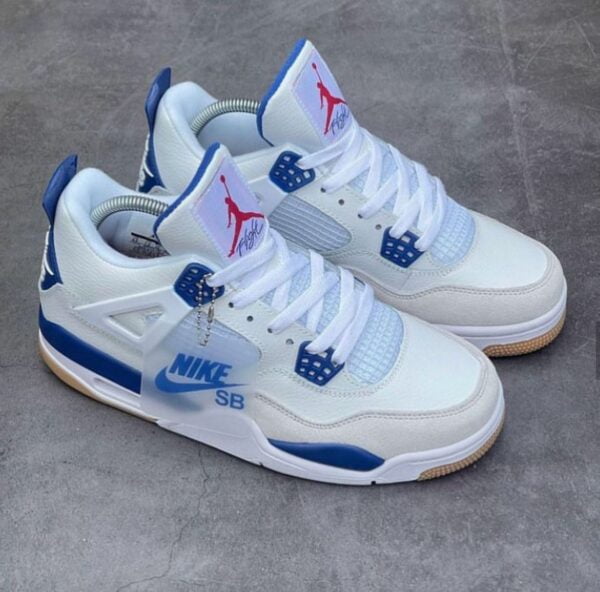 Nike SB x Air Jordan 4 Sapphire Blue 5 https://shoesstoreindia.com/shop/nike-sb-x-air-jordan-4-sapphire-blue/